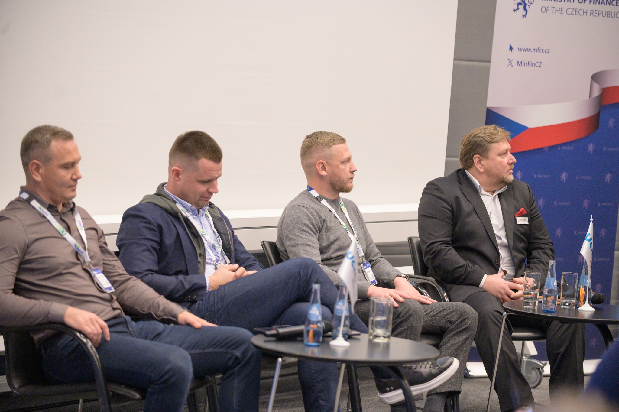 Зліва направо: Дмитро Скорняков, Олександр Вержиховський, Олег Заплетнюк та Антон Костирко